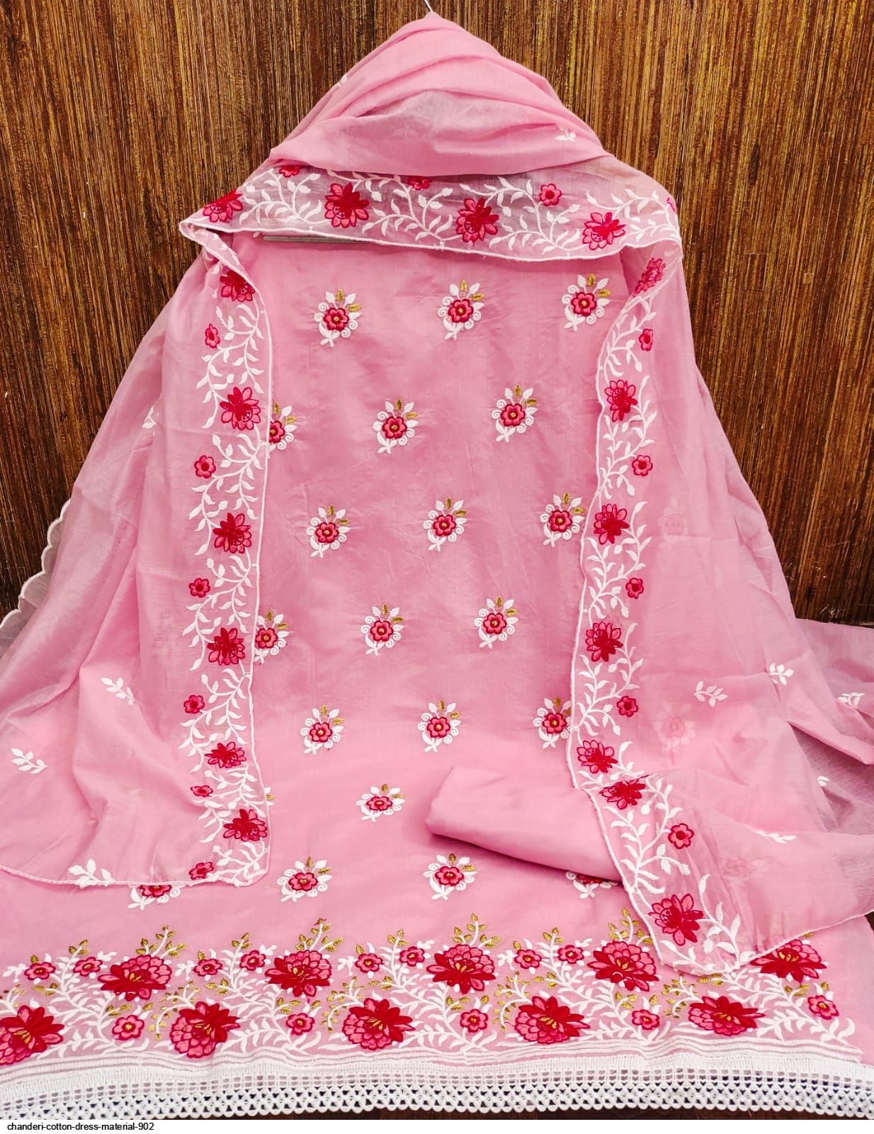 CHANDERI COTTON DRESS MATERIAL 902