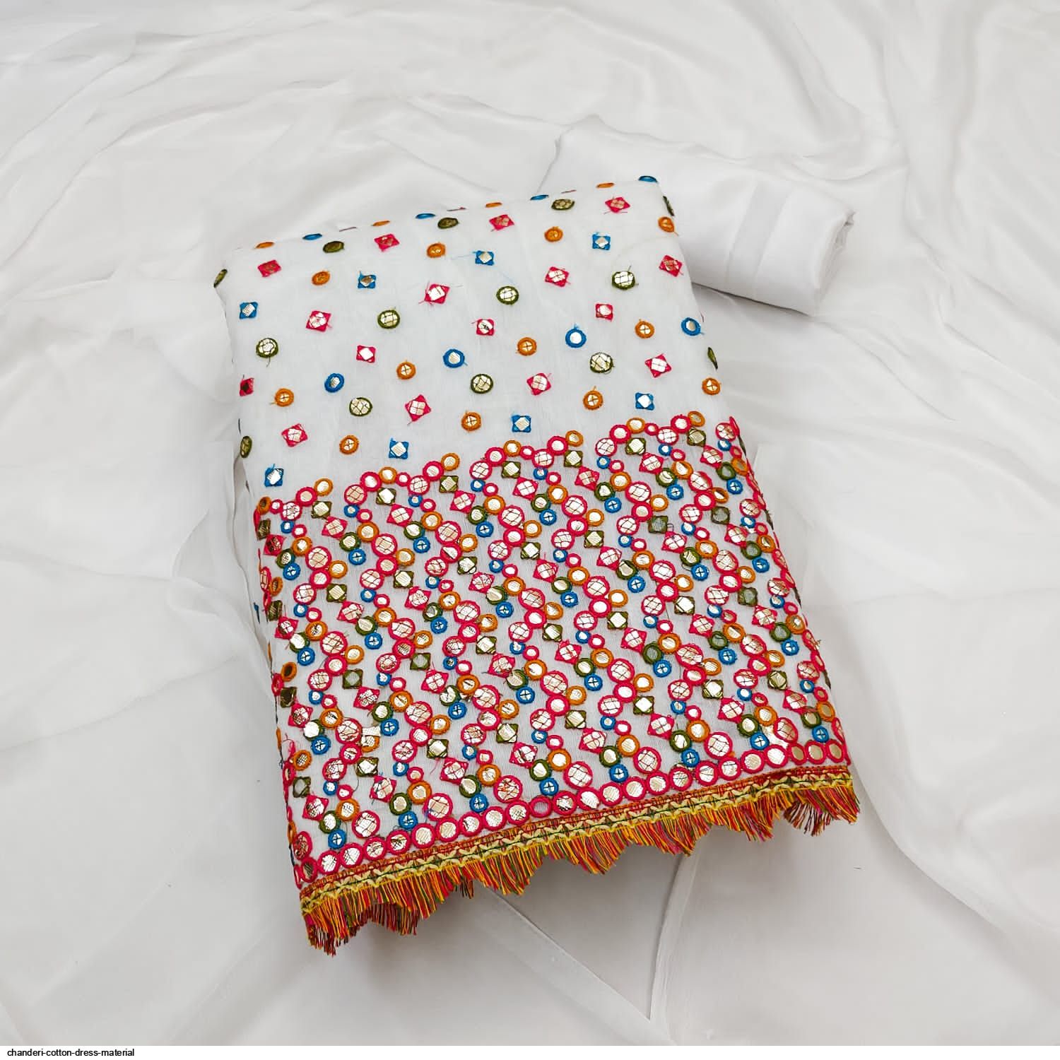 chanderi silk cotton dress material Pure Chanderi Cotton Banarasi Dress material  The Handlooms