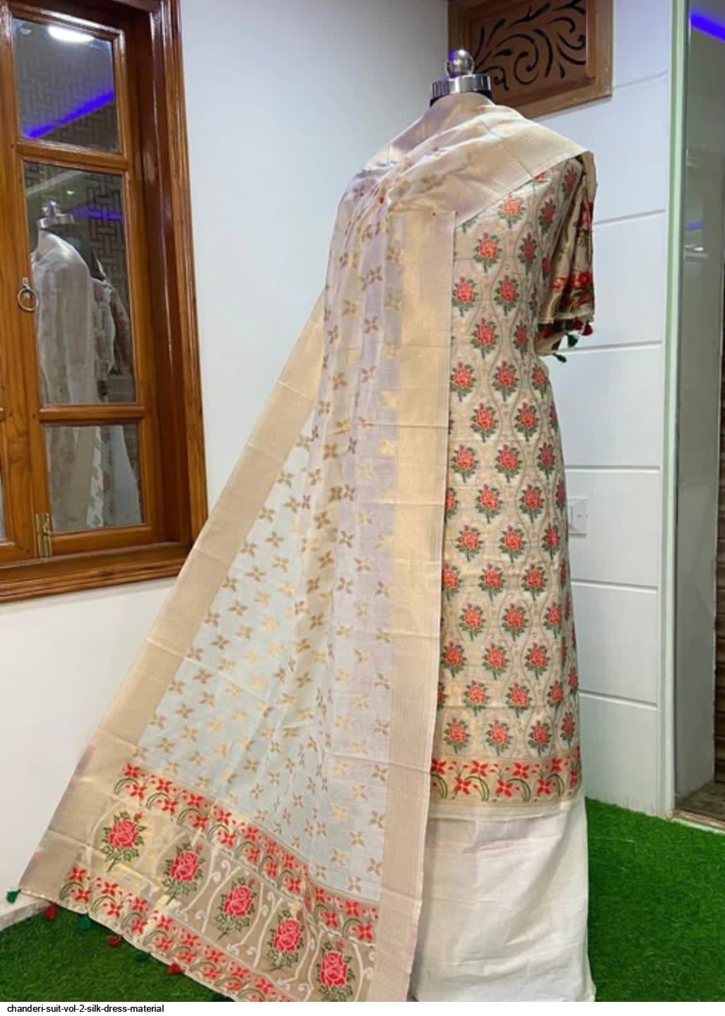 CHANDERI SUIT VOL 2 SILK DRESS MATERIAL