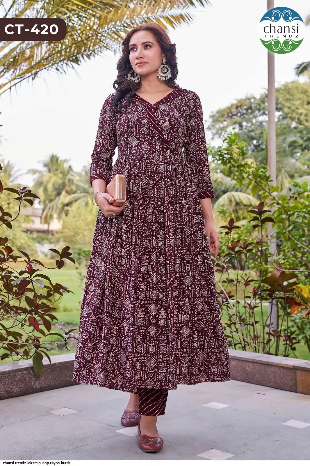 CHANSI TRENDZ LAKSMIPUSHP RAYON KURTIS B