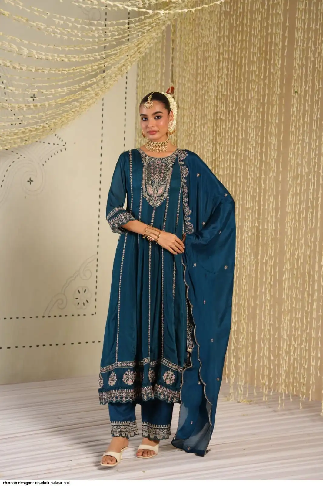 CHINNON DESIGNER ANARKALI SALWAR SUIT C