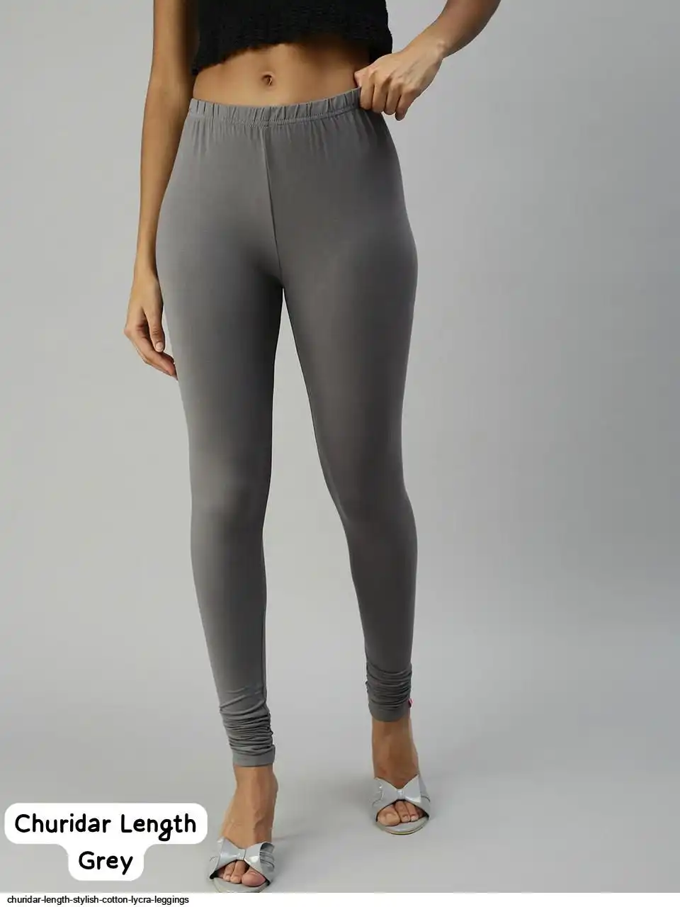 CHURIDAR LENGTH STYLISH COTTON LYCRA LEGGINGS E