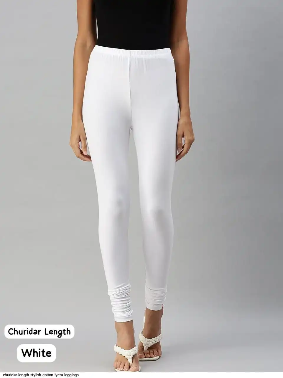 CHURIDAR LENGTH STYLISH COTTON LYCRA LEGGINGS G
