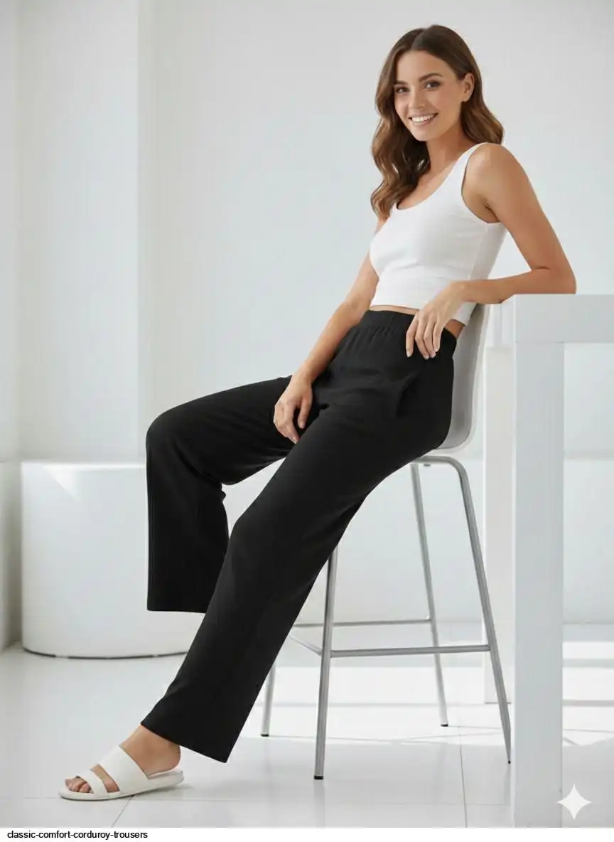 CLASSIC COMFORT CORDUROY TROUSERS B