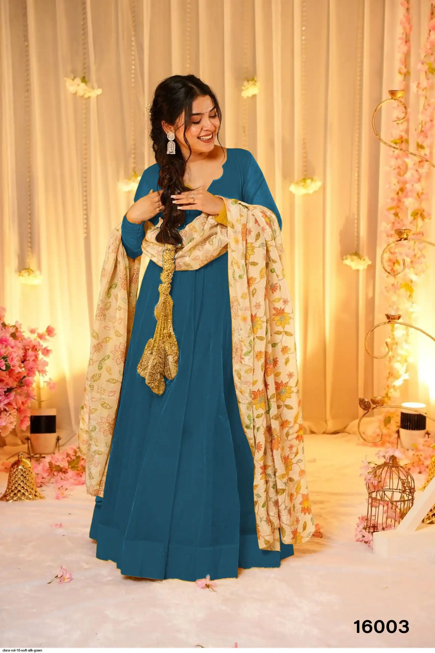 CLORA VOL 16 SOFT SILK GOWN 16003