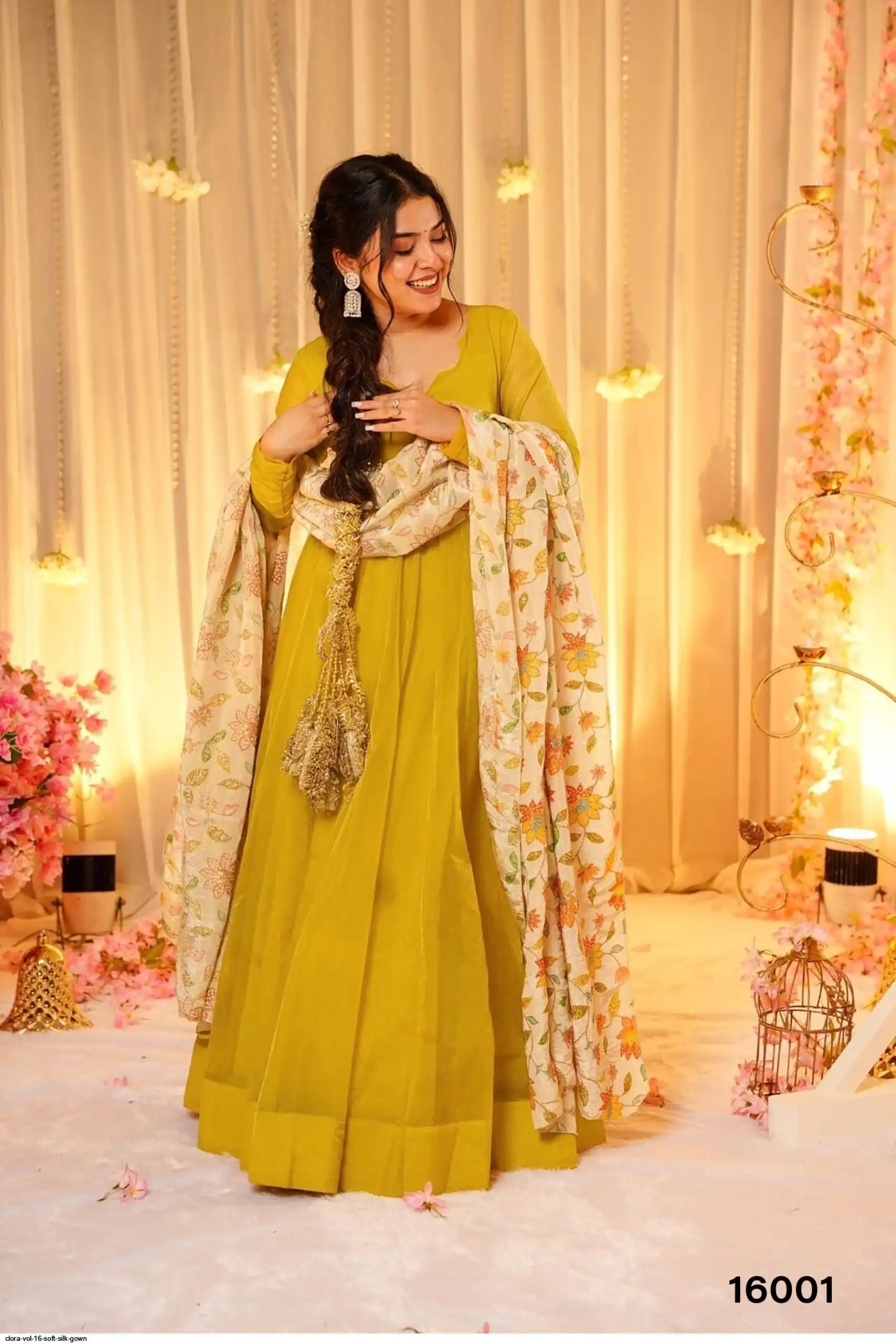 CLORA VOL 16 SOFT SILK GOWN 16001