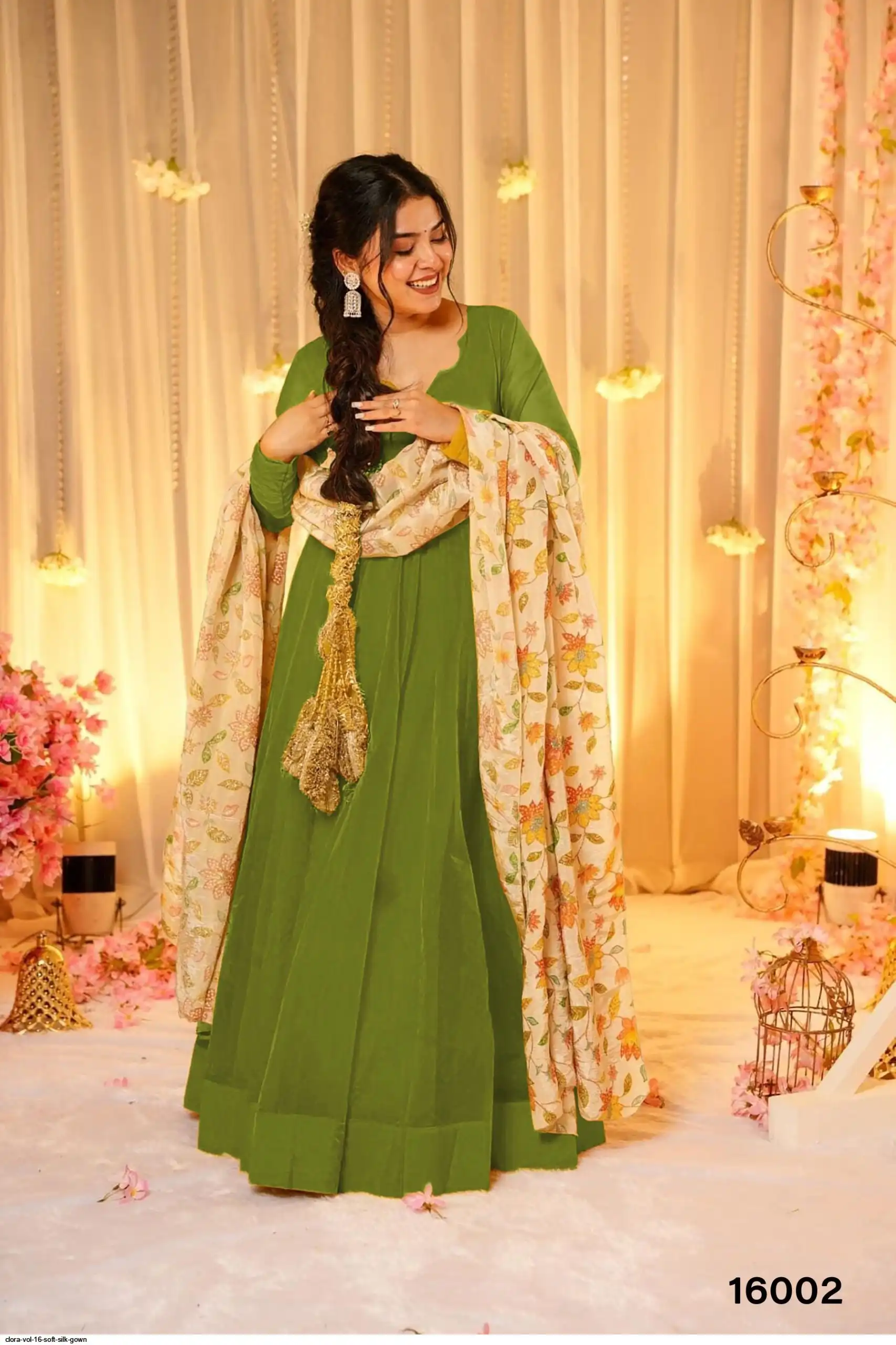 CLORA VOL 16 SOFT SILK GOWN 16002