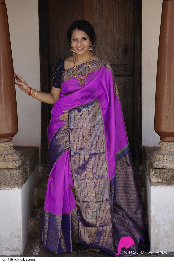 CM 415 LICHI SILK SAREES I