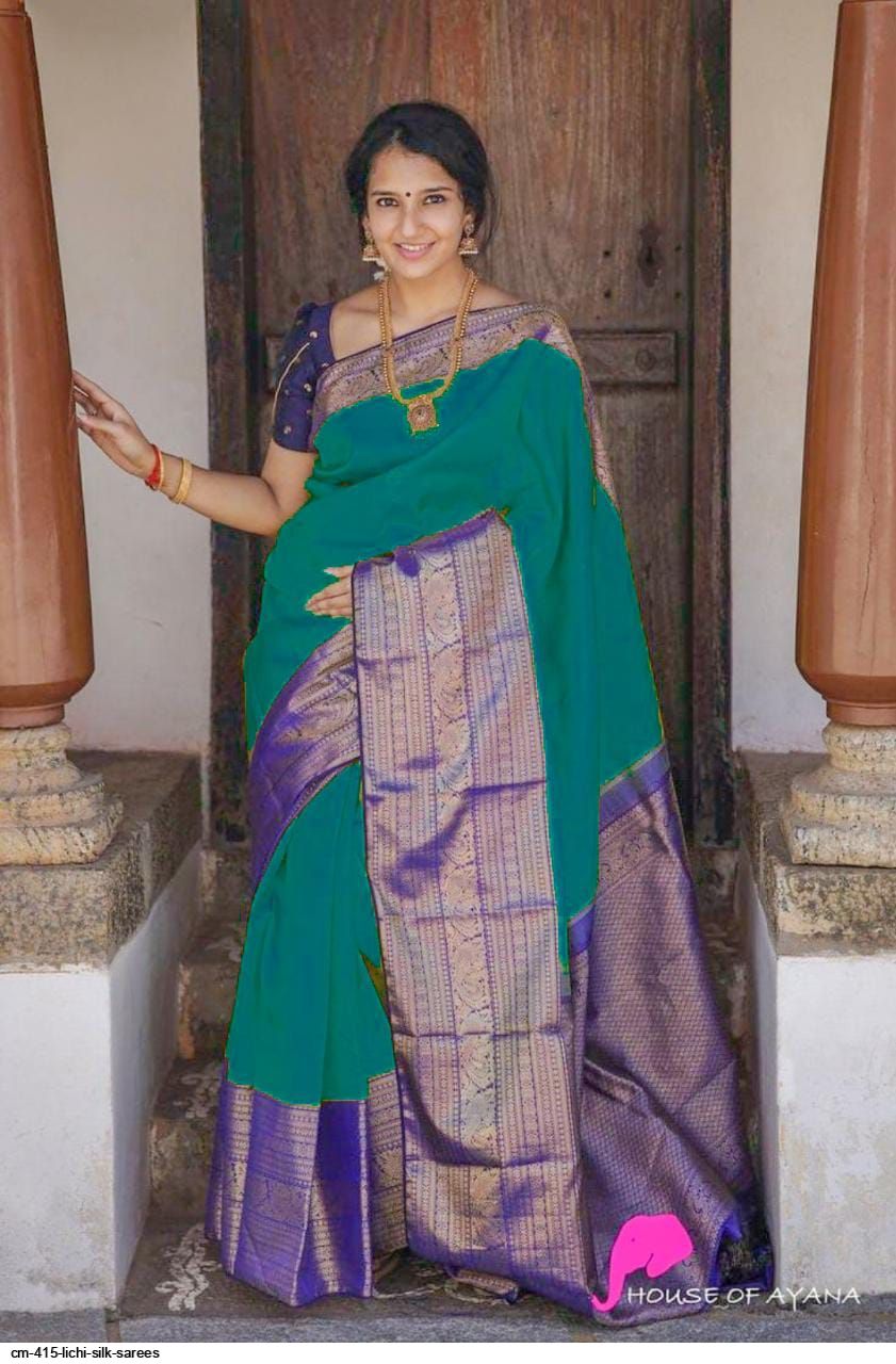 CM 415 LICHI SILK SAREES G