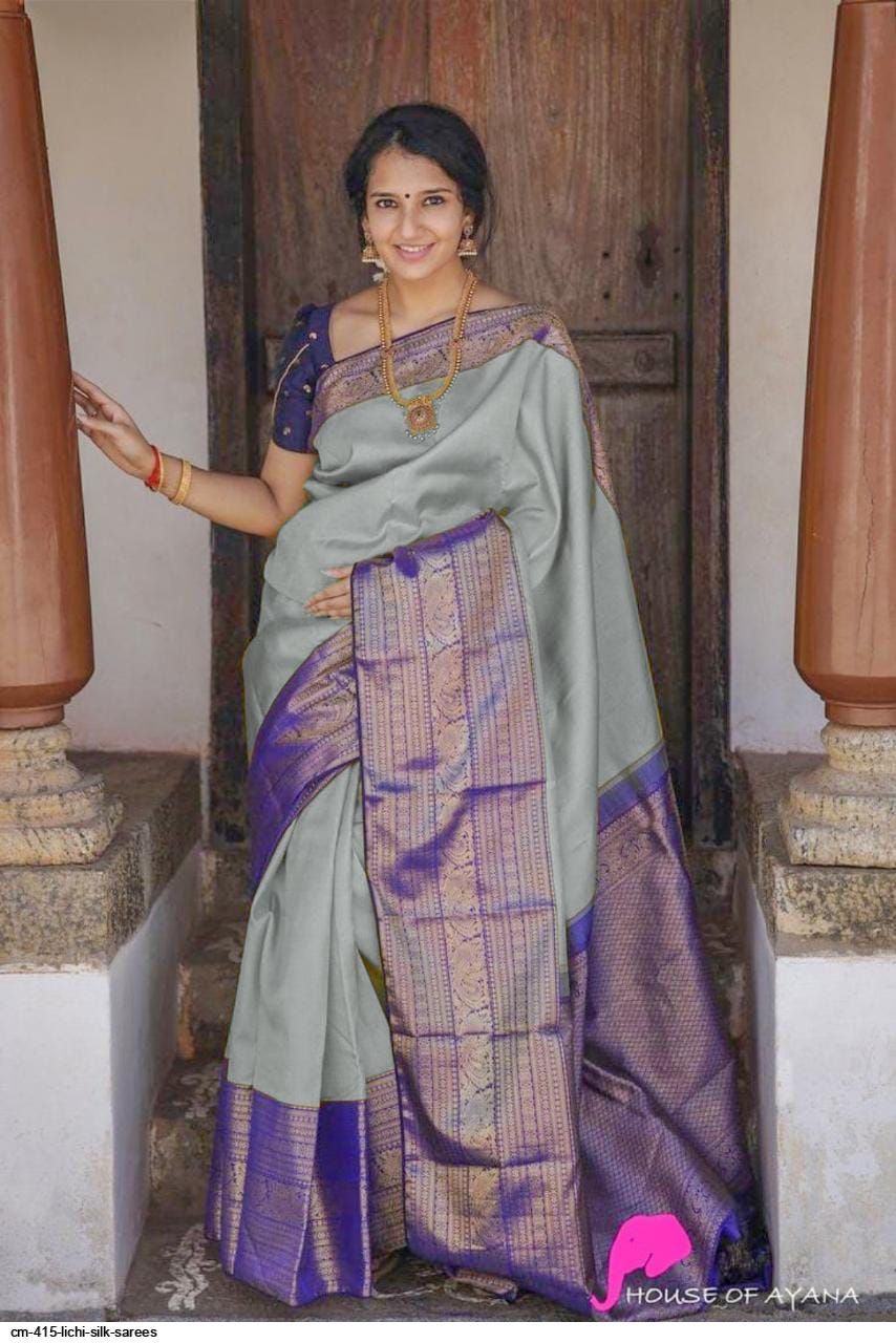 CM 415 LICHI SILK SAREES E