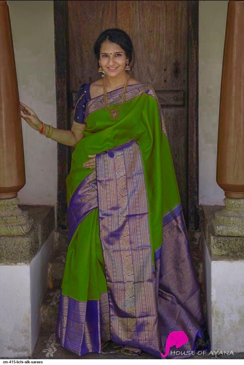 CM 415 LICHI SILK SAREES D