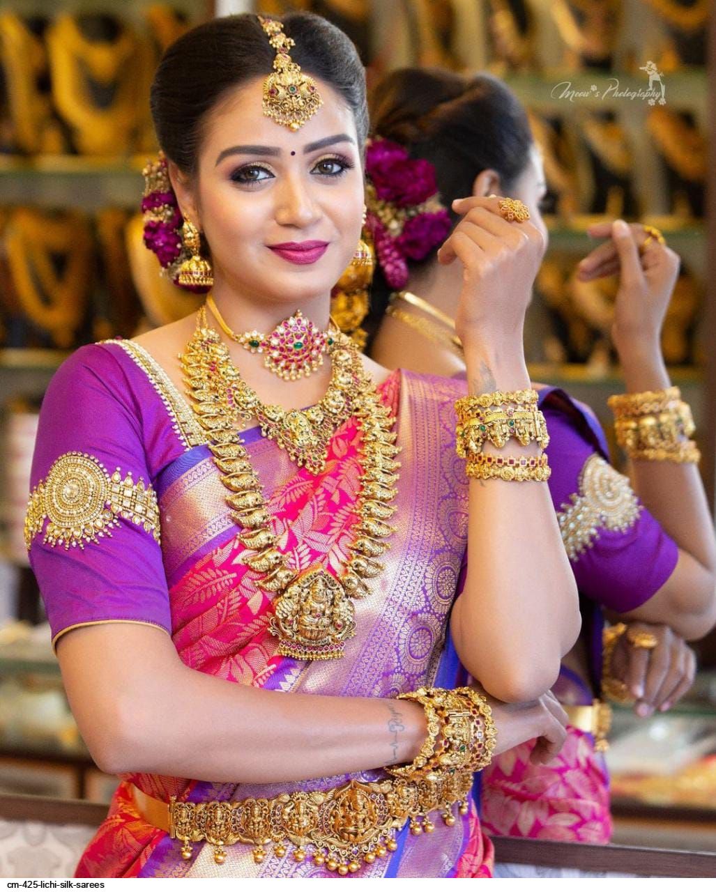 CM 425 LICHI SILK SAREES