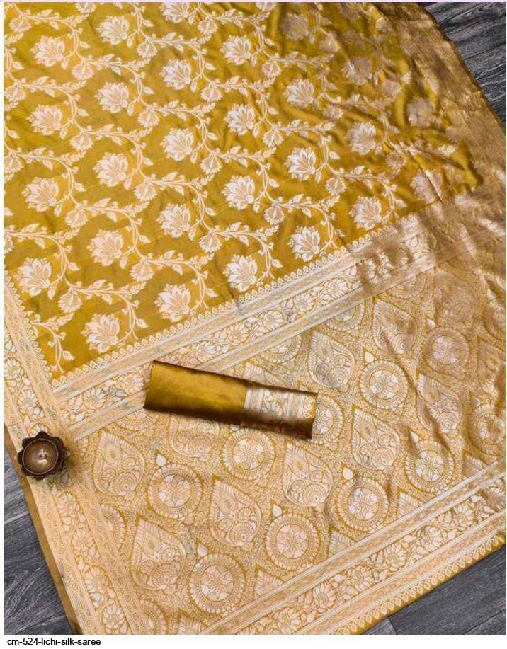 CM 524 LICHI SILK SAREE F