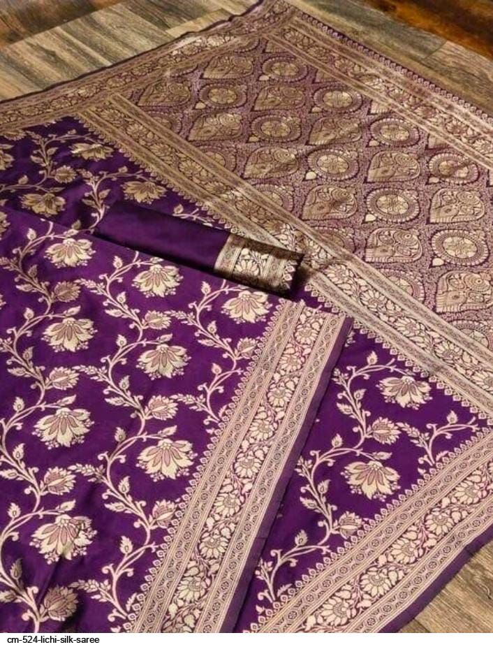 CM 524 LICHI SILK SAREE E