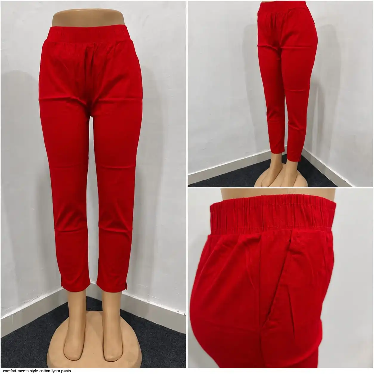 COMFORT MEETS STYLE COTTON LYCRA PANTS 11