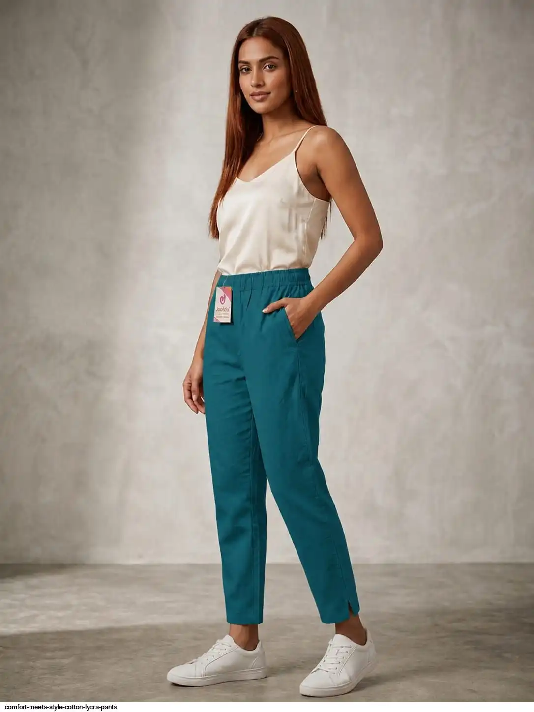 COMFORT MEETS STYLE COTTON LYCRA PANTS 9