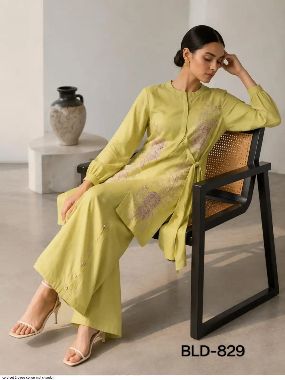 CORD SET 2 PIECE COTTON MAL CHANDERI I