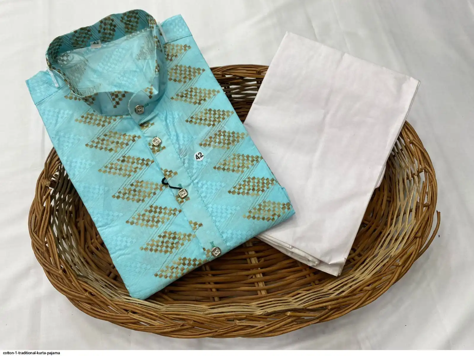 COTTON 1 TRADITIONAL KURTA PAJAMA 7