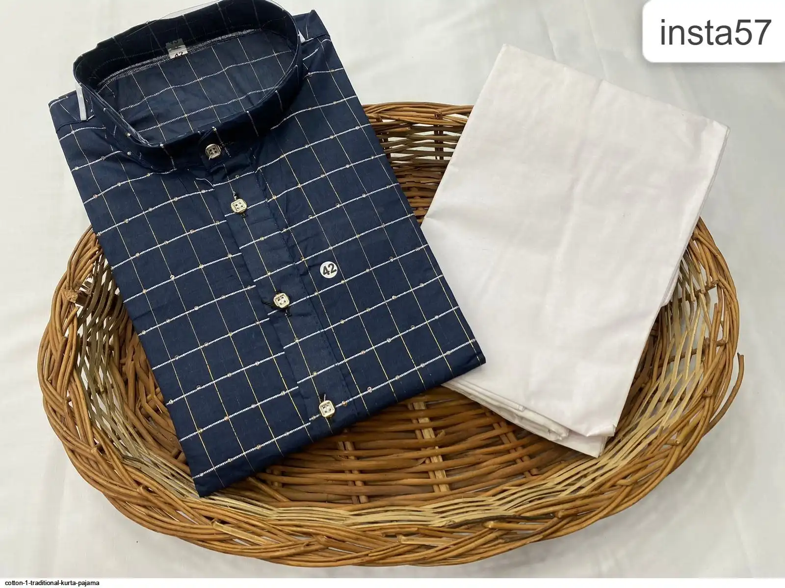 COTTON 1 TRADITIONAL KURTA PAJAMA 12