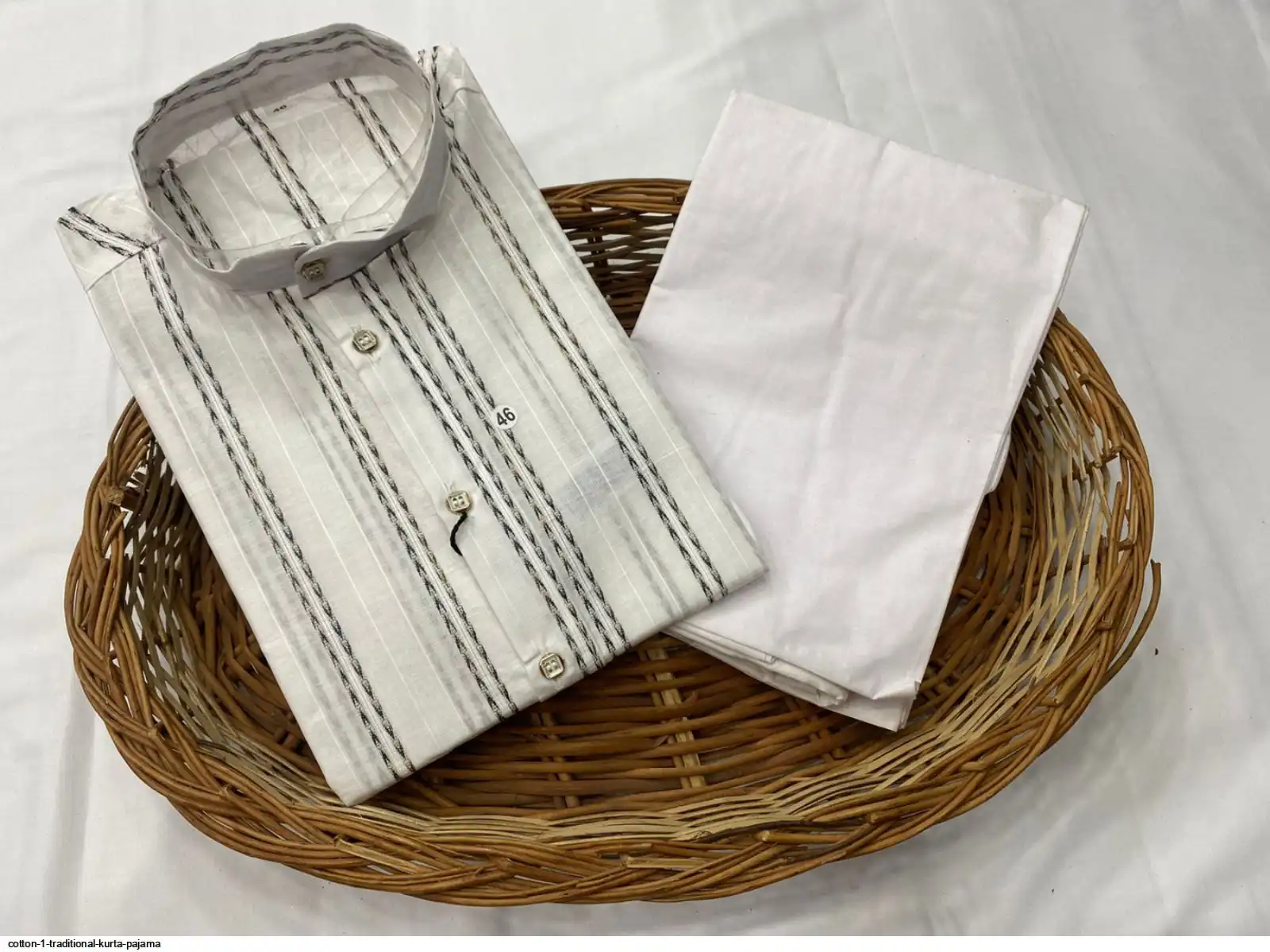 COTTON 1 TRADITIONAL KURTA PAJAMA 30