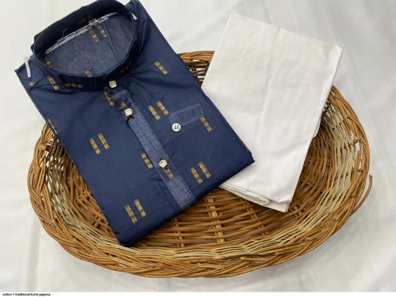 COTTON 1 TRADITIONAL KURTA PAJAMA 32