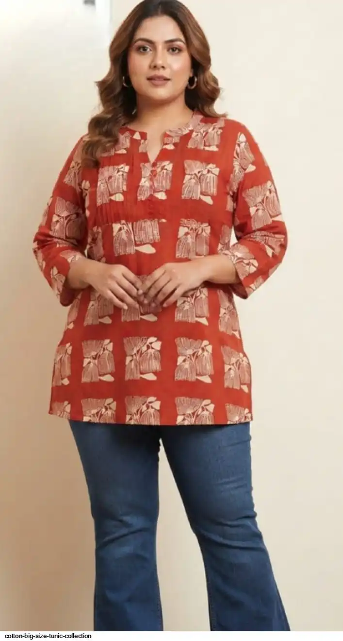 COTTON BIG SIZE TUNIC COLLECTION C