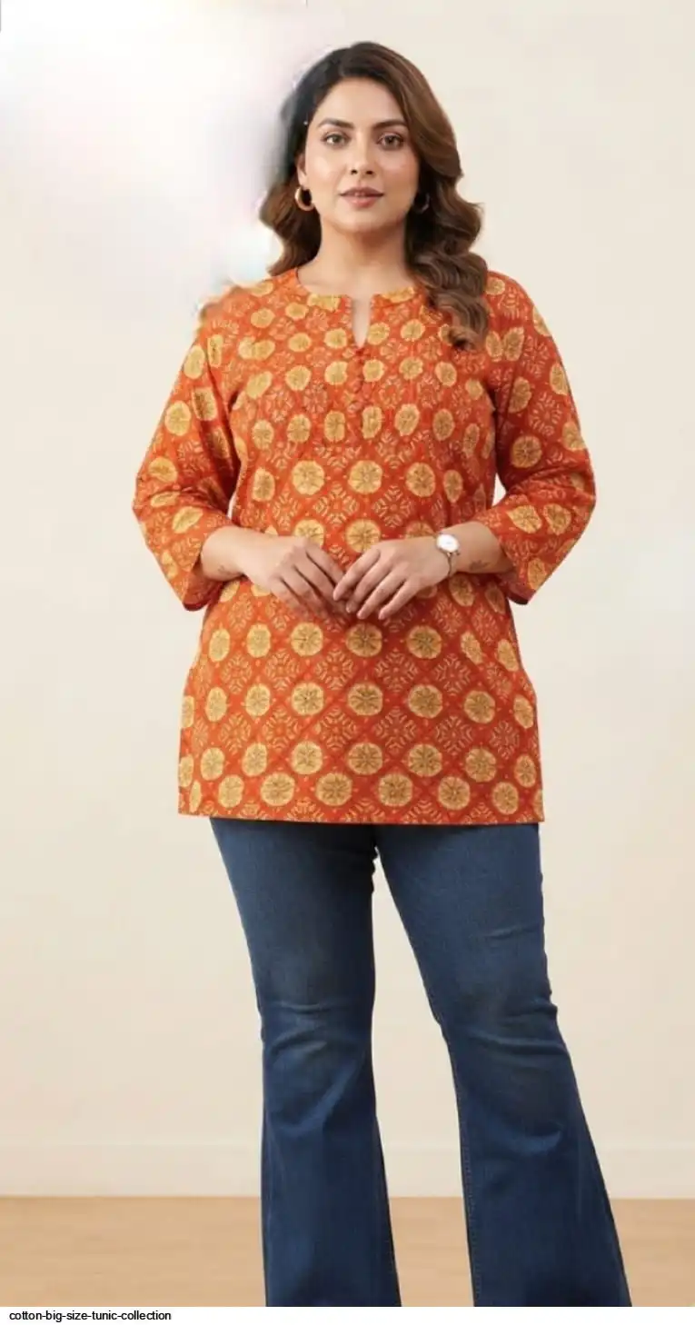 COTTON BIG SIZE TUNIC COLLECTION A