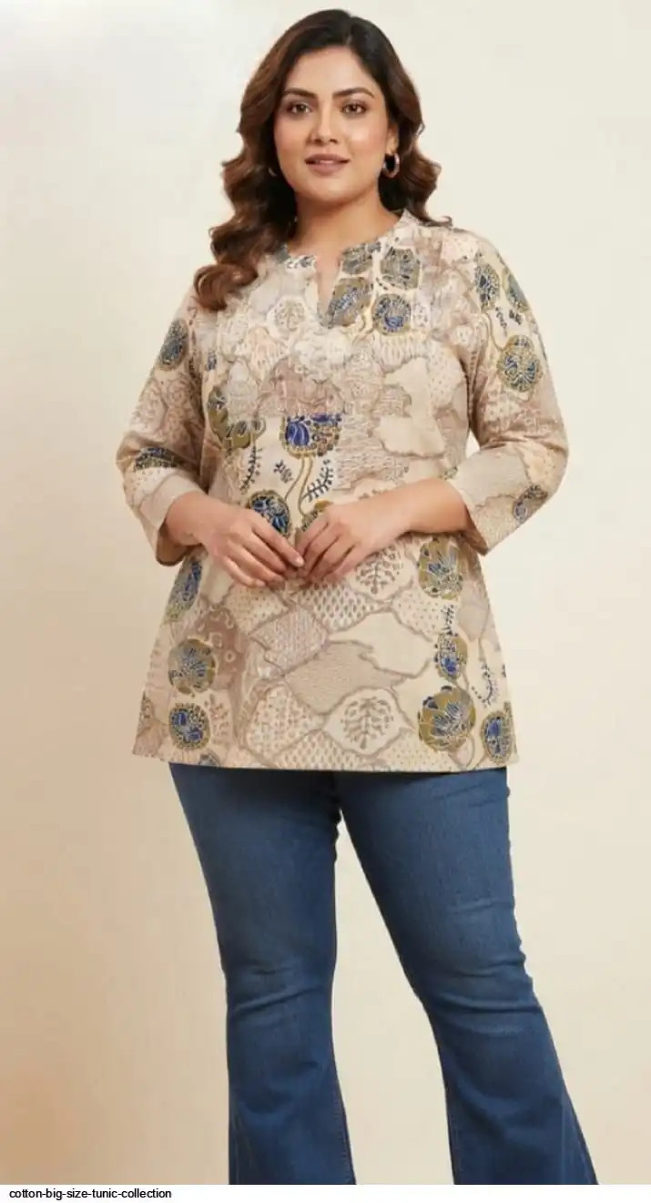 COTTON BIG SIZE TUNIC COLLECTION D