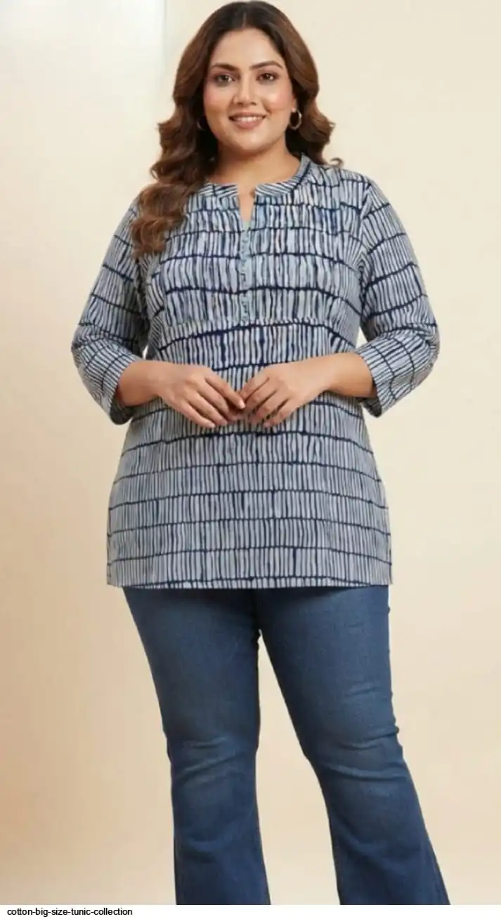 COTTON BIG SIZE TUNIC COLLECTION E