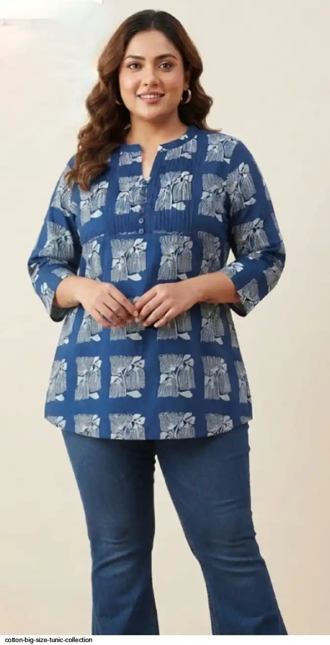 COTTON BIG SIZE TUNIC COLLECTION F