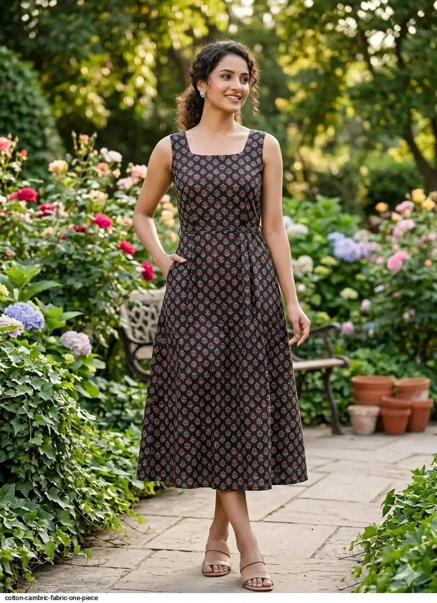 COTTON CAMBRIC FABRIC ONE PIECE 11