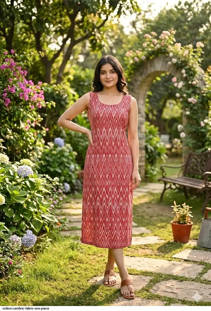 COTTON CAMBRIC FABRIC ONE PIECE 4