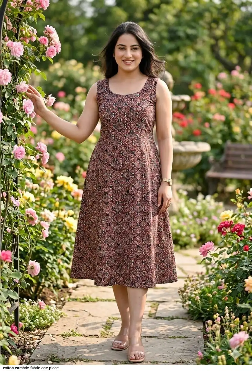 COTTON CAMBRIC FABRIC ONE PIECE 5