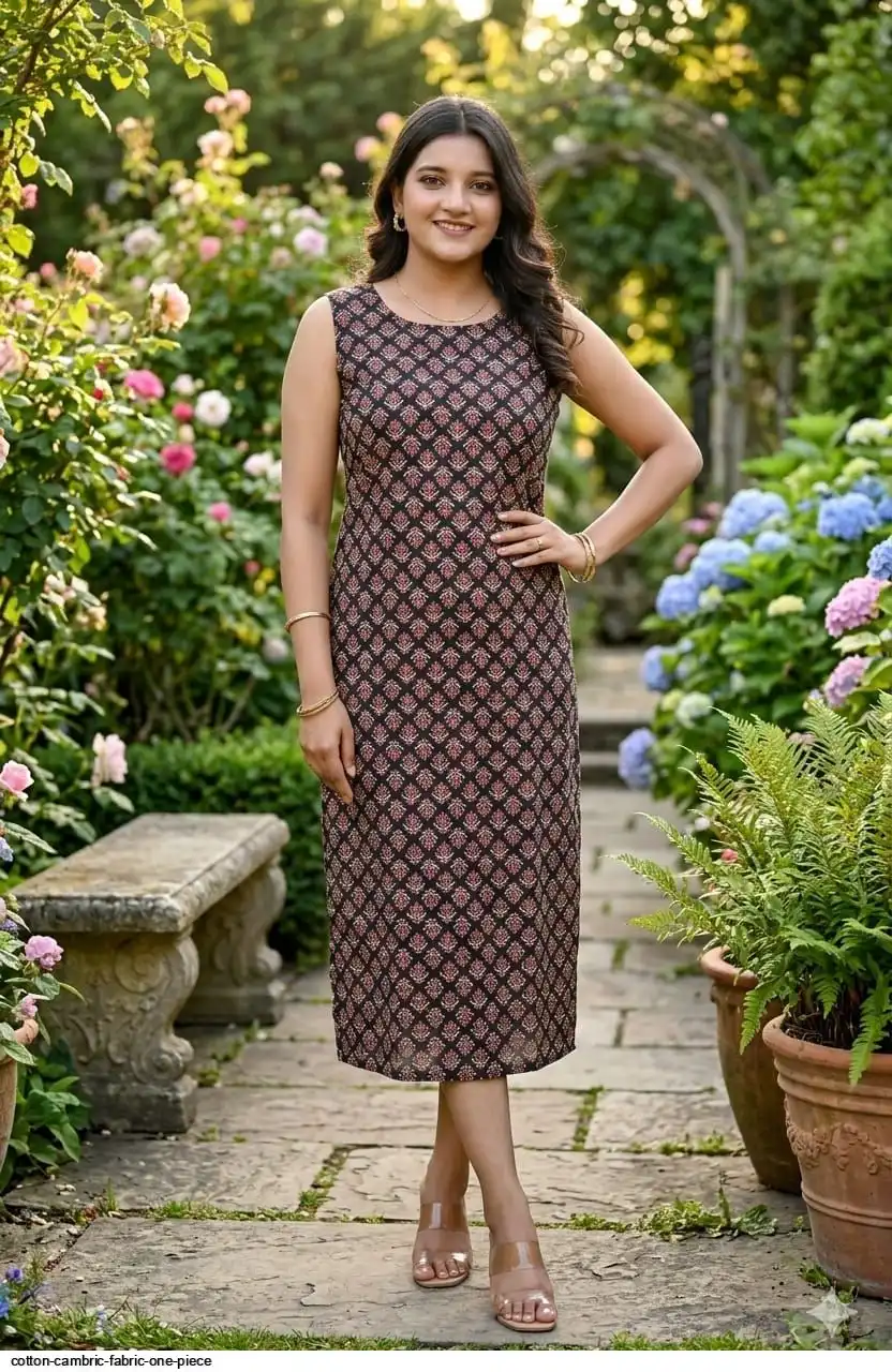 COTTON CAMBRIC FABRIC ONE PIECE 13