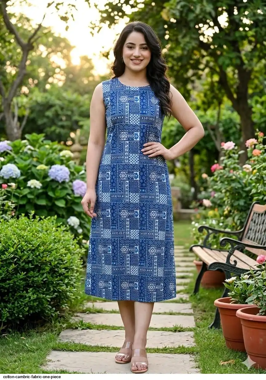 COTTON CAMBRIC FABRIC ONE PIECE 24