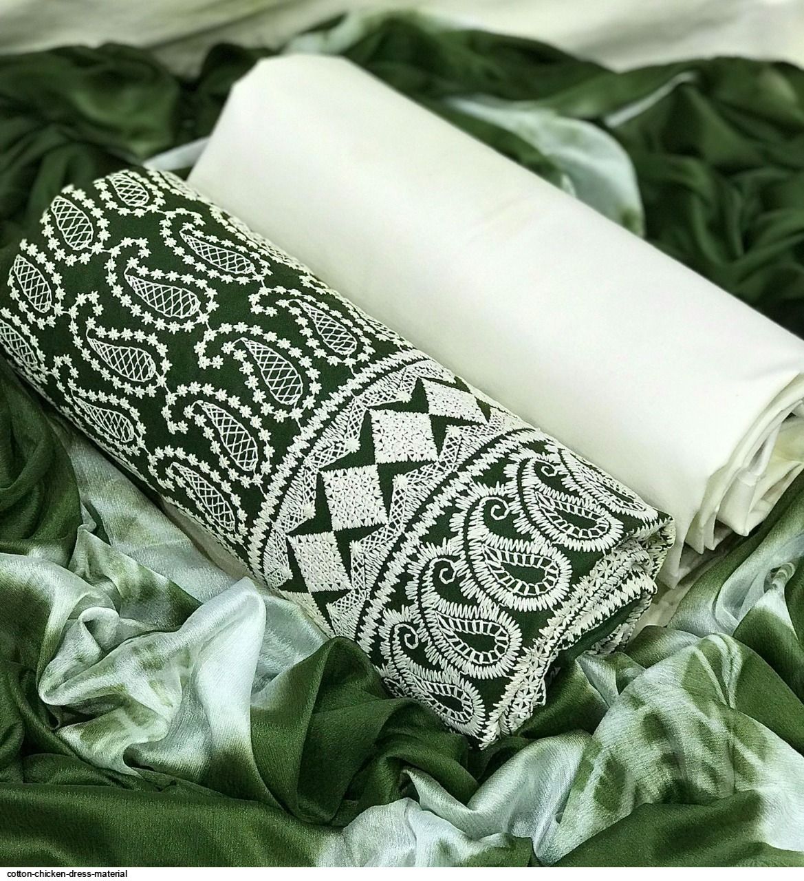 Chikankari Dresses Online | Hand-Embroidered Cotton Dress Material