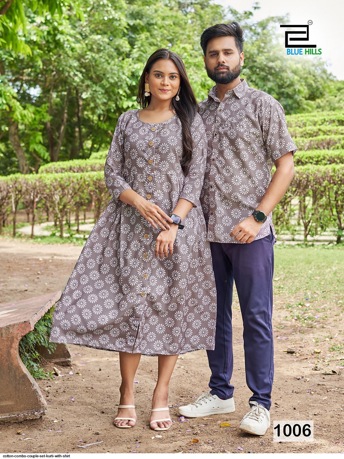 Cotton COMBO COUPLE SET KURTI WITH SHIRT