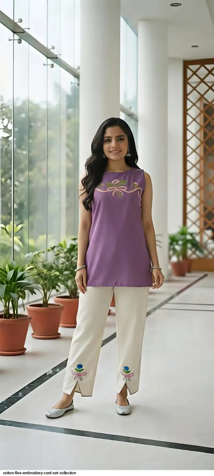 COTTON FLEX EMBROIDERY CORD SET COLLECTION C
