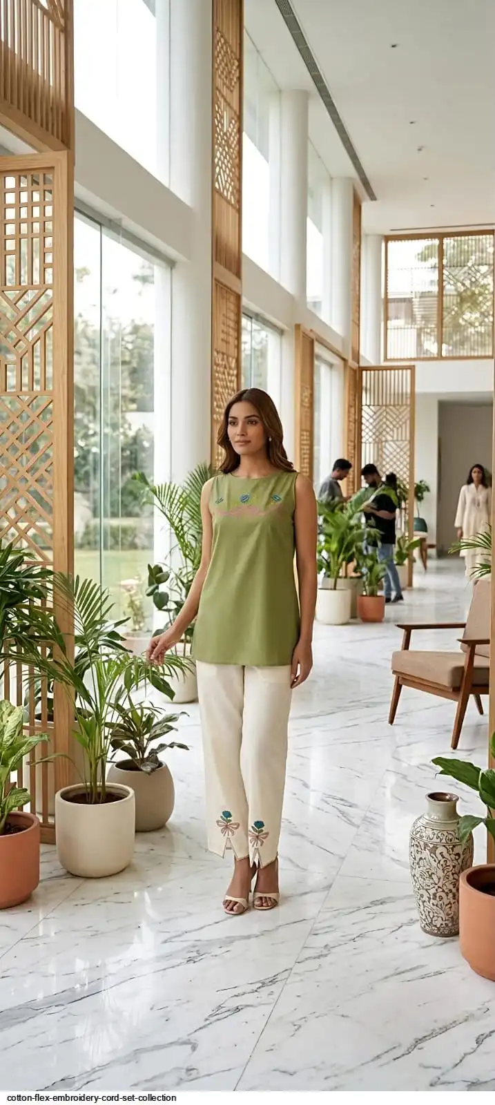 COTTON FLEX EMBROIDERY CORD SET COLLECTION A