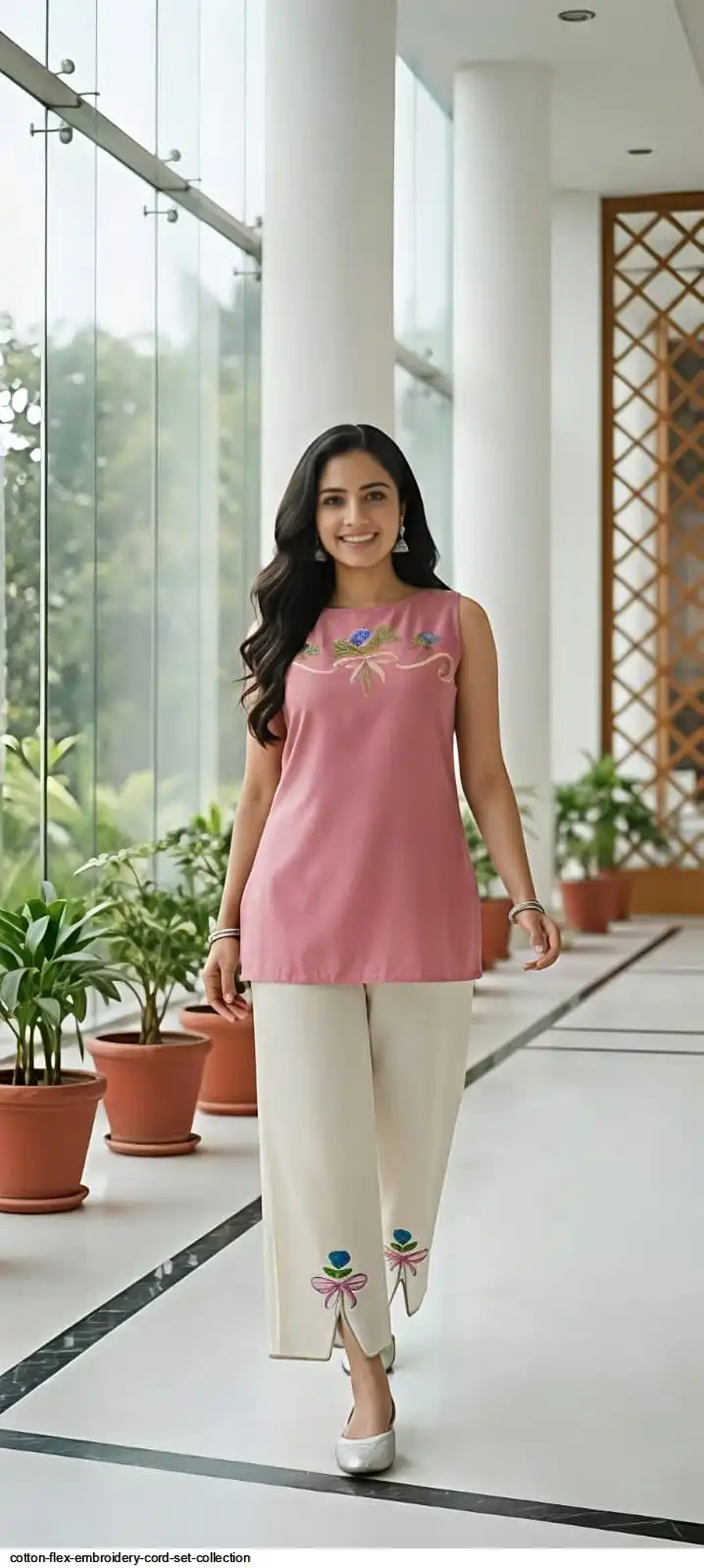 COTTON FLEX EMBROIDERY CORD SET COLLECTION B