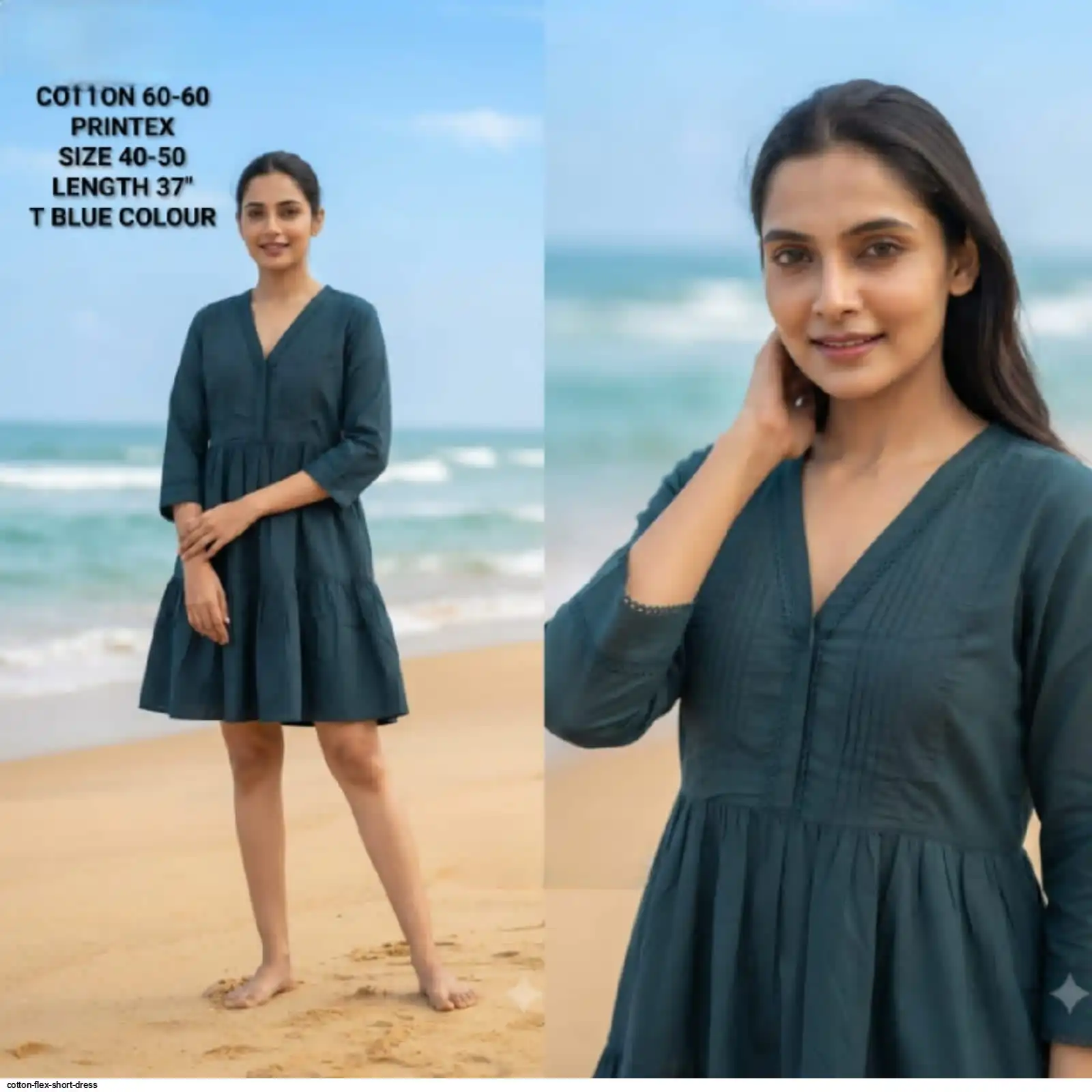 COTTON FLEX SHORT DRESS D