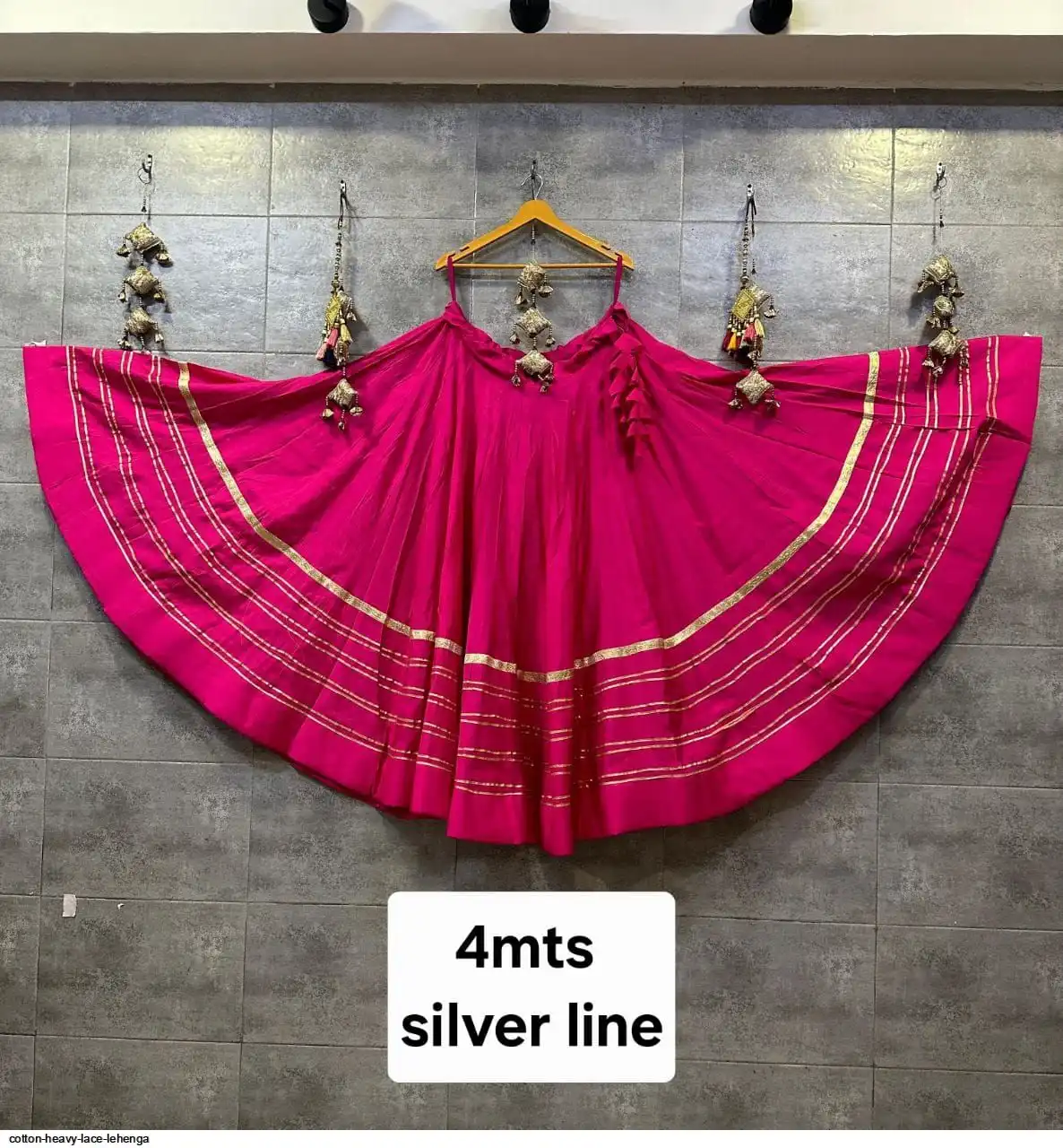 COTTON HEAVY LACE LEHENGA 2