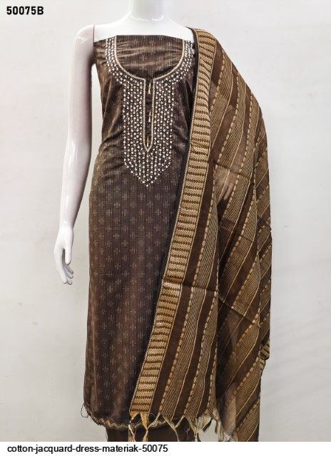 COTTON JACQUARD DRESS MATERIAK 50075 