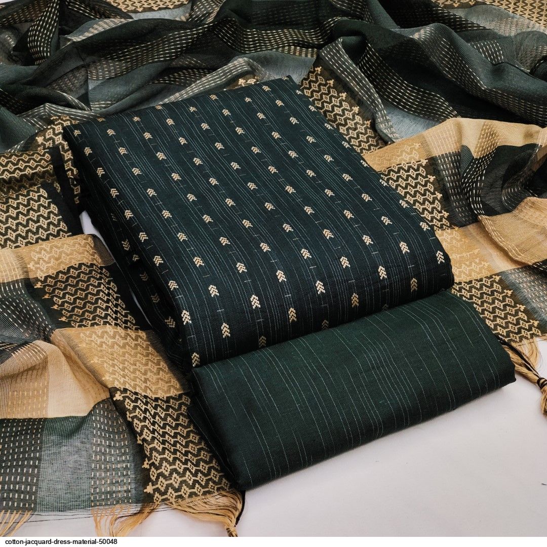 cotton jacquard dress material Ganga Ireshii 4847 Dress Material Wholesale Catalogue