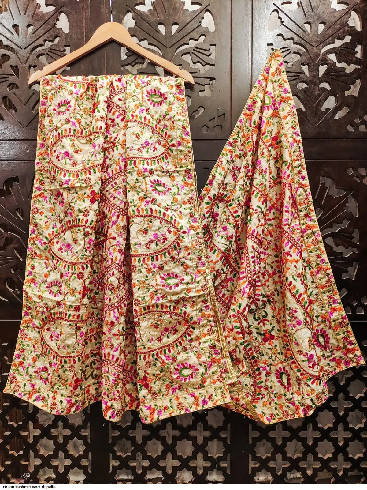 COTTON KASHMIRI WORK DUPATTA 1