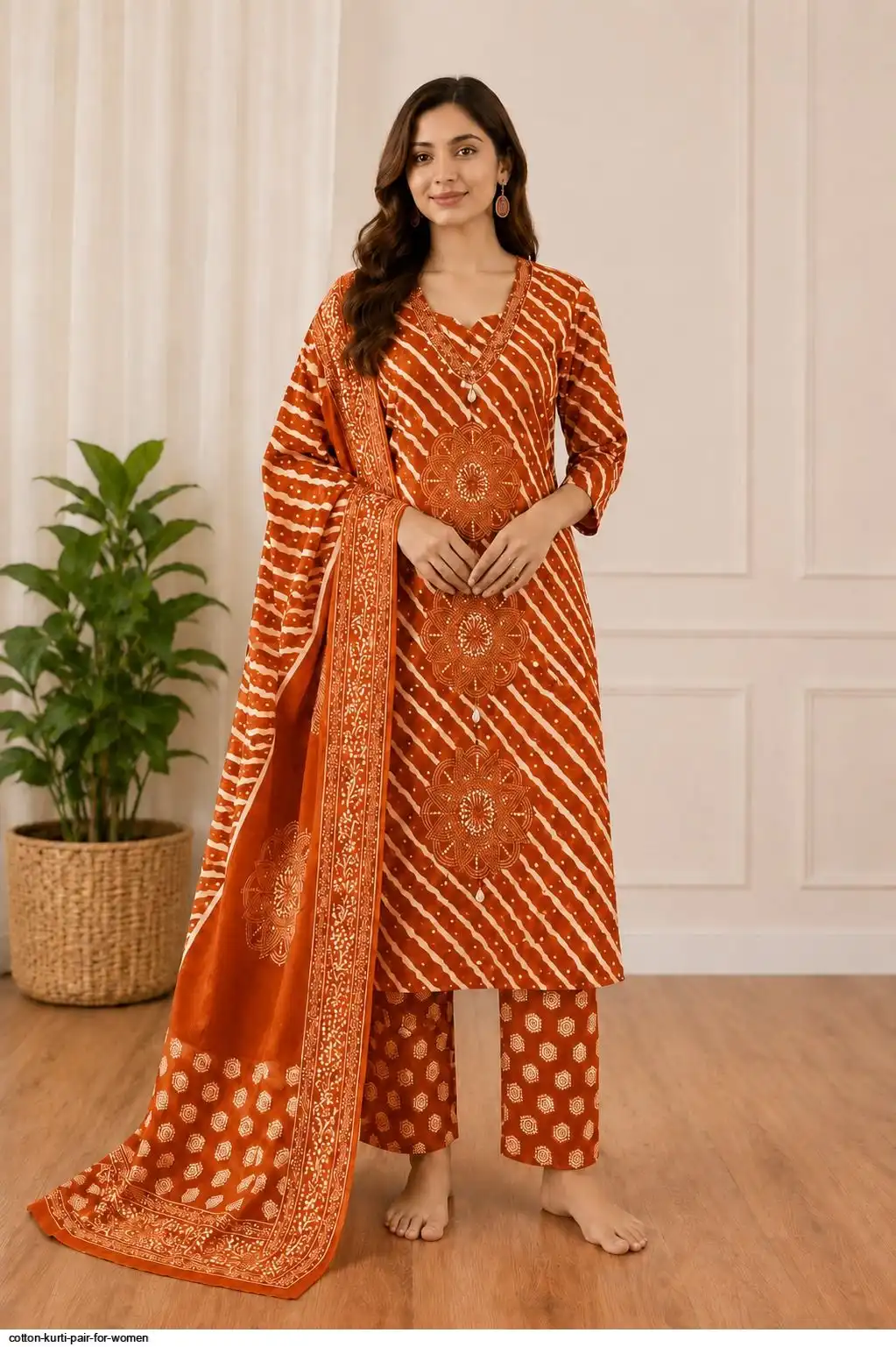 COTTON KURTI PAIR FOR WOMEN C