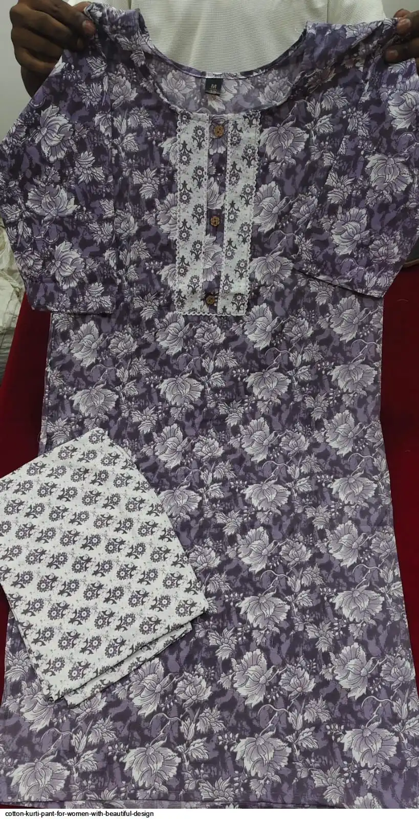 COTTON KURTI PANT FOR WOMEN WITH BEAUTIFUL DESIGN 3