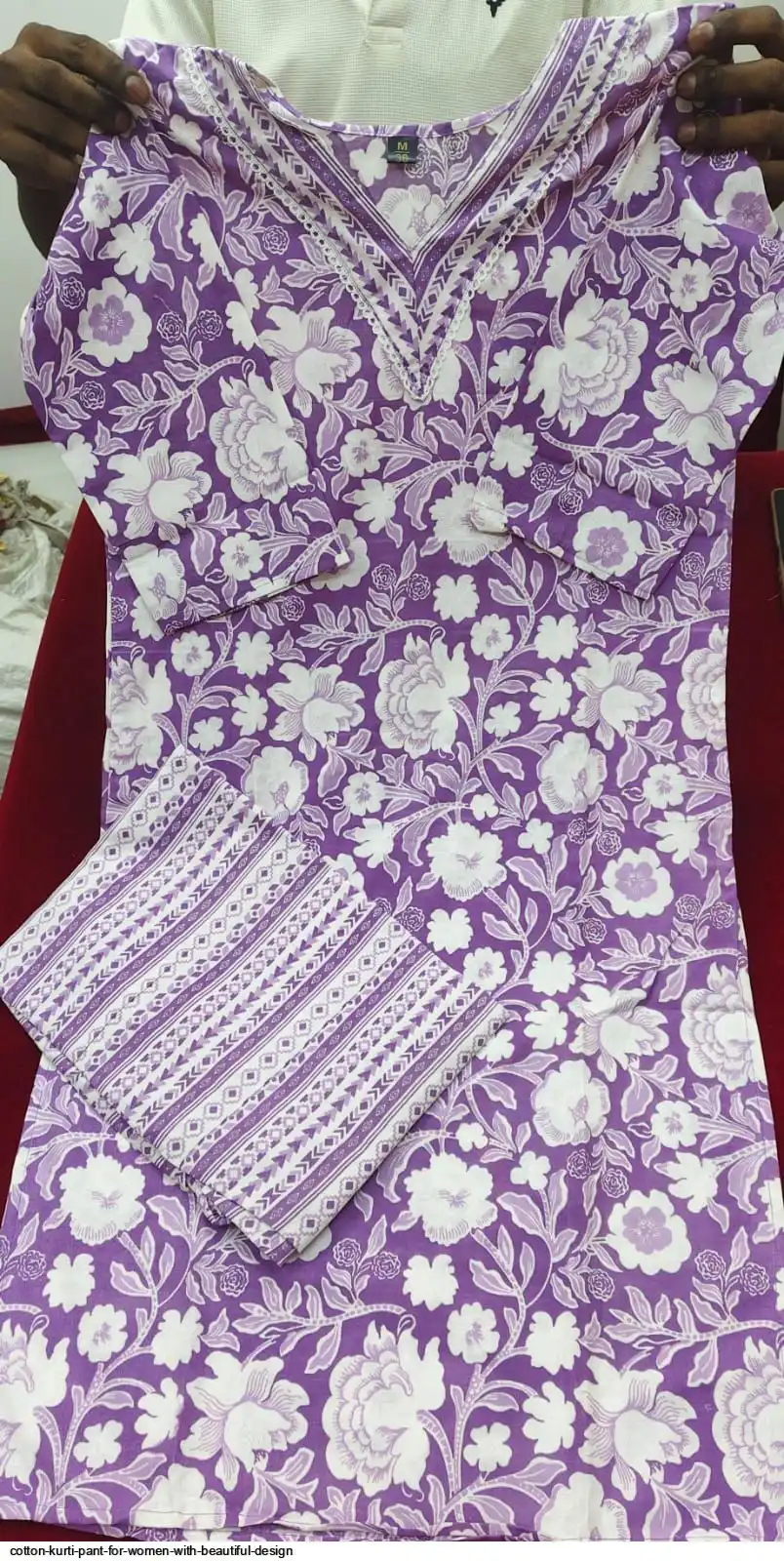 COTTON KURTI PANT FOR WOMEN WITH BEAUTIFUL DESIGN 4