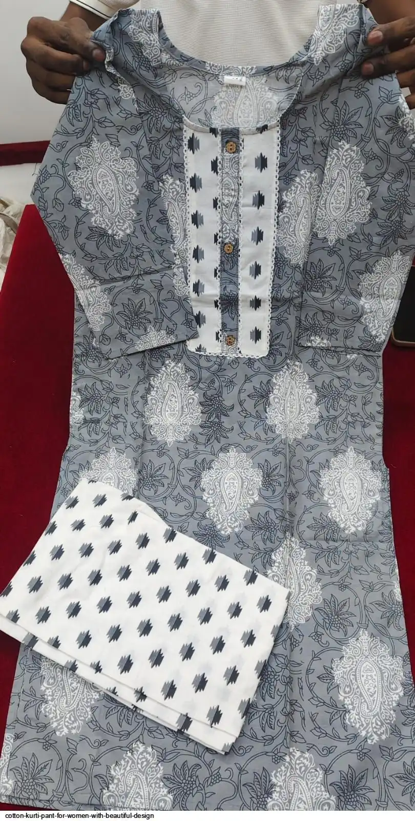 COTTON KURTI PANT FOR WOMEN WITH BEAUTIFUL DESIGN 8