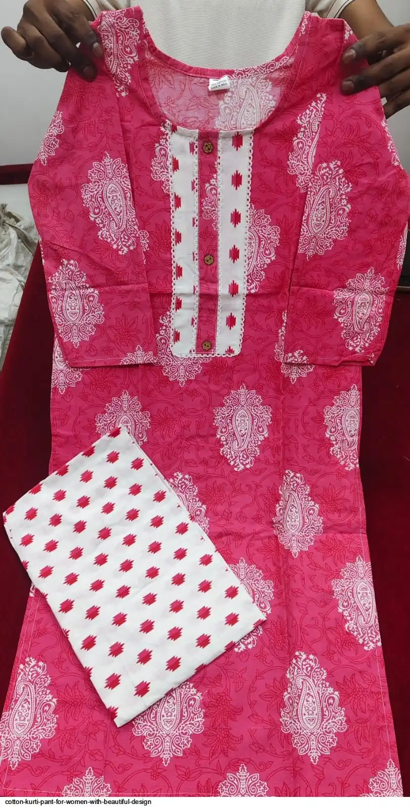 COTTON KURTI PANT FOR WOMEN WITH BEAUTIFUL DESIGN 10
